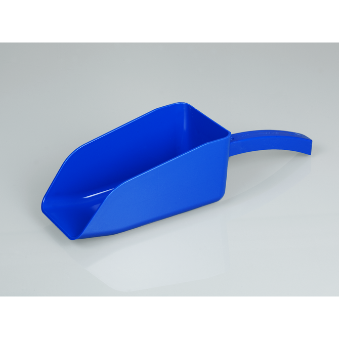 Pelle à main pour aliments, bleue