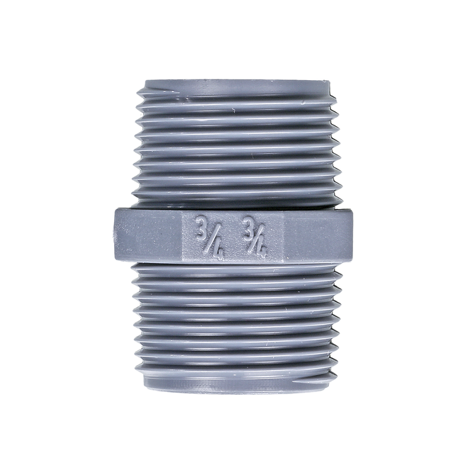 Nipple, outer thread