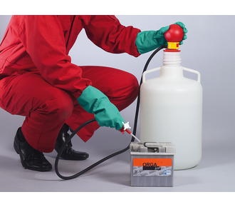 Manuell drift av OTAL®-batteripumpen