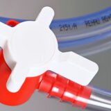 OTAL® foot pump with hose & stopcock