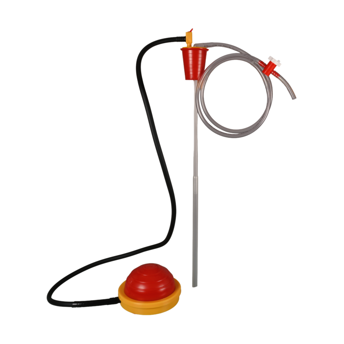 OTAL® foot pump with hose & stopcock