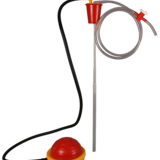 OTAL® foot pump with hose & stopcock