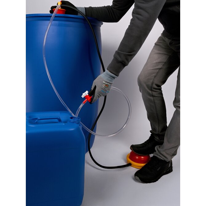 OTAL® foot pump with hose & stopcock
