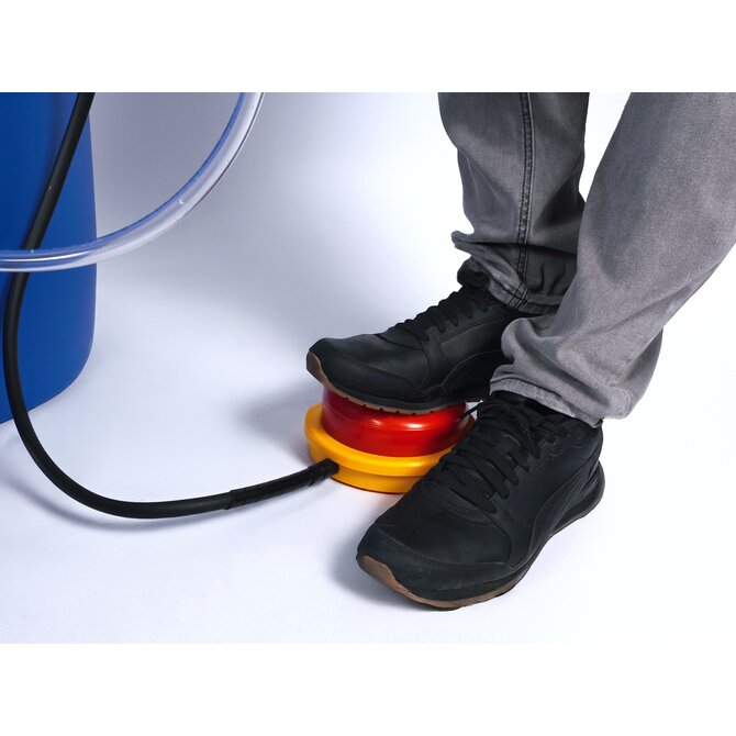 OTAL® foot pump with hose & stopcock