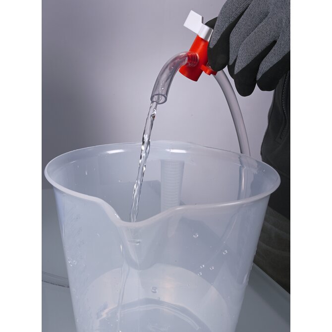 OTAL® foot pump with hose & stopcock