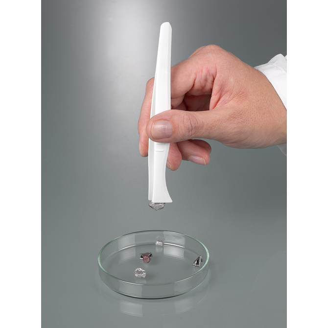 Forceps, disposable, broad tip