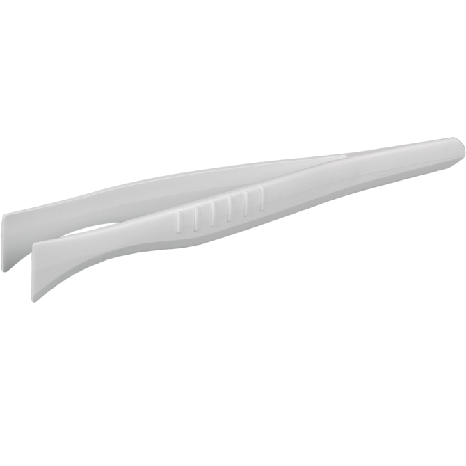 Forceps, disposable, broad tip