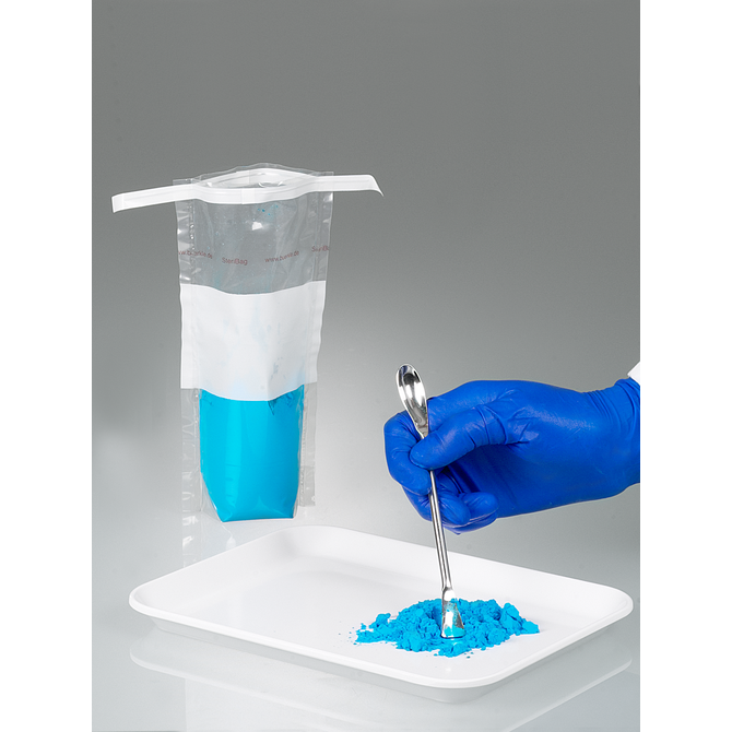 Cuchara para muestras de acero inoxidable