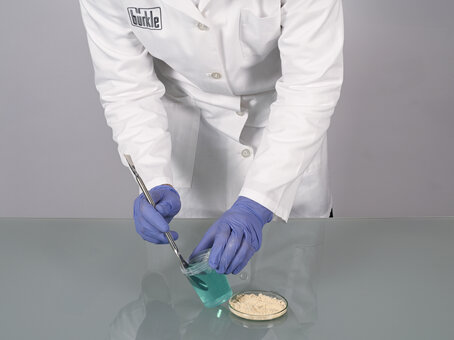 Cuchara para muestras de acero inoxidable