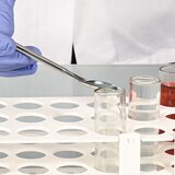 Sample spoon stainless steel