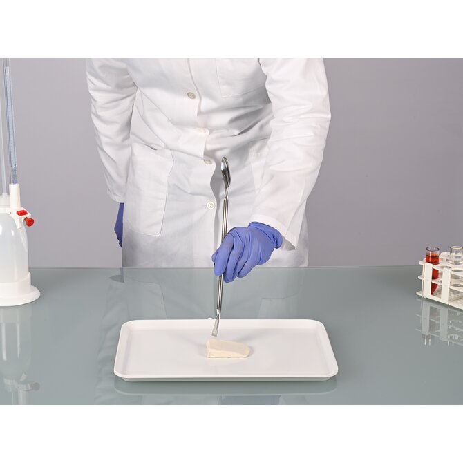 Sample spoon stainless steel