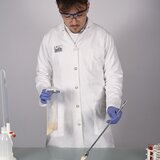 Cuchara para muestras de acero inoxidable