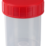 Bécher à échantillons avec couvercle