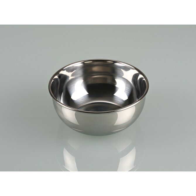 Round stainless steel mixing bowl/laboratory bowl