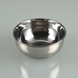 Round stainless steel mixing bowl/laboratory bowl