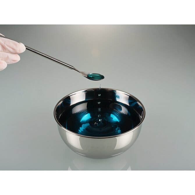 Round stainless steel mixing bowl/laboratory bowl