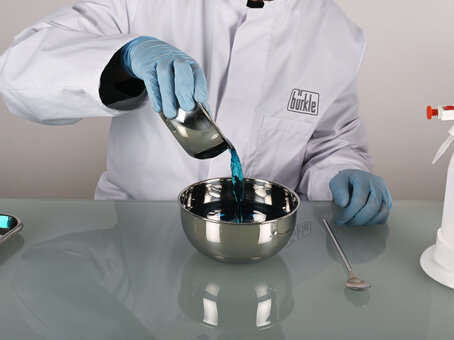 Round stainless steel mixing bowl/laboratory bowl