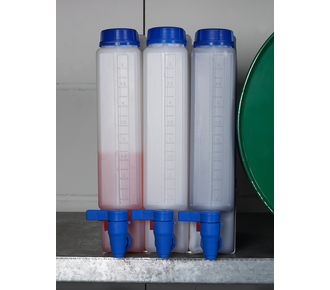 Space saving canister with 3/4" threaded connection