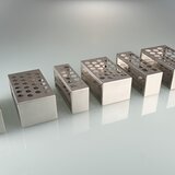 Reagenzglasständer aus Edelstahl