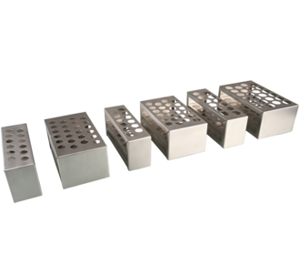 Stainless steel test tube rack