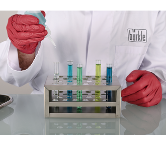Stainless steel test tube rack