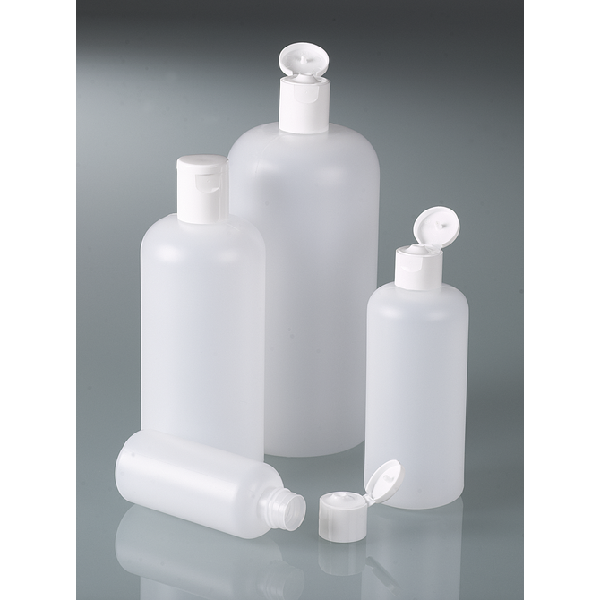 Botellas redondas con tapón a presión