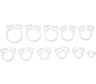 Hose clips POM