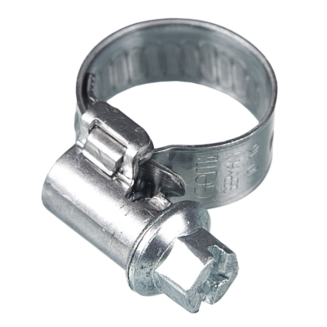 Collier à vis sans fin en acier inoxydable