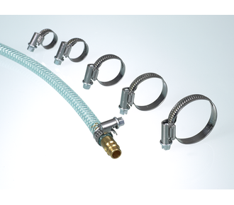 Collier à vis sans fin en acier inoxydable