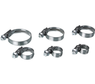 Collier à vis sans fin en acier inoxydable
