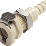 Rapid couplings with hose nozzles