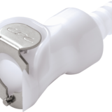 Schnellverschluss-Kupplungen NW 6,4 mm, Mutterteile, Schlauchkupplung mit Schlauchtülle