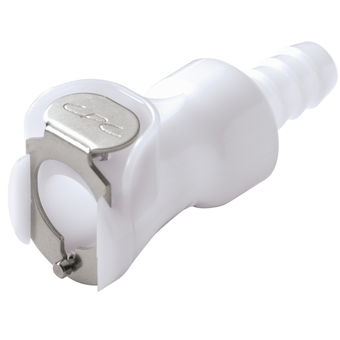 Schnellverschluss-Kupplungen NW 6,4 mm, Mutterteile, Schlauchkupplung mit Schlauchtülle