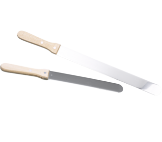 Шпатель с деревянной ручкой