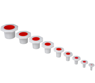 Tapones de PE para esmerilados normalizados