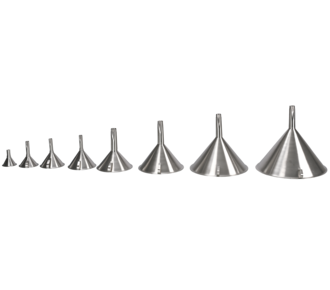 Stainless steel funnel