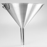 Stainless steel funnel