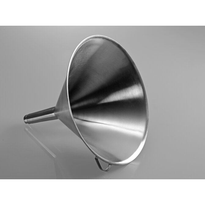 Stainless steel funnel