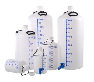 Vorratsflasche mit Gewindestutzen 3/4"