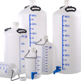 Storage bottle with 3/4" threaded connection