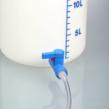 Storage bottle with 3/4" threaded connection