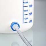 Storage bottle with 3/4" threaded connection