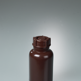 Botella de cuello ancho LDPE, marrón