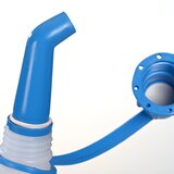 Bidon à col large avec tubulure filetée 3/4"