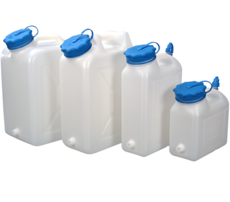 Канистра с широким горлышком и резьбовым соединением 3/4"