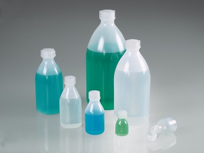 Narrow-necked bio-bottles PE, Assortment