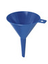 Blue disposable liquid funnel