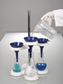 Detectable funnels for liquids, use