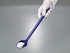 Detectable scoop, long handle, blue, application