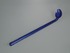 Detectable spoon curved, long handle, blue, 10 ml